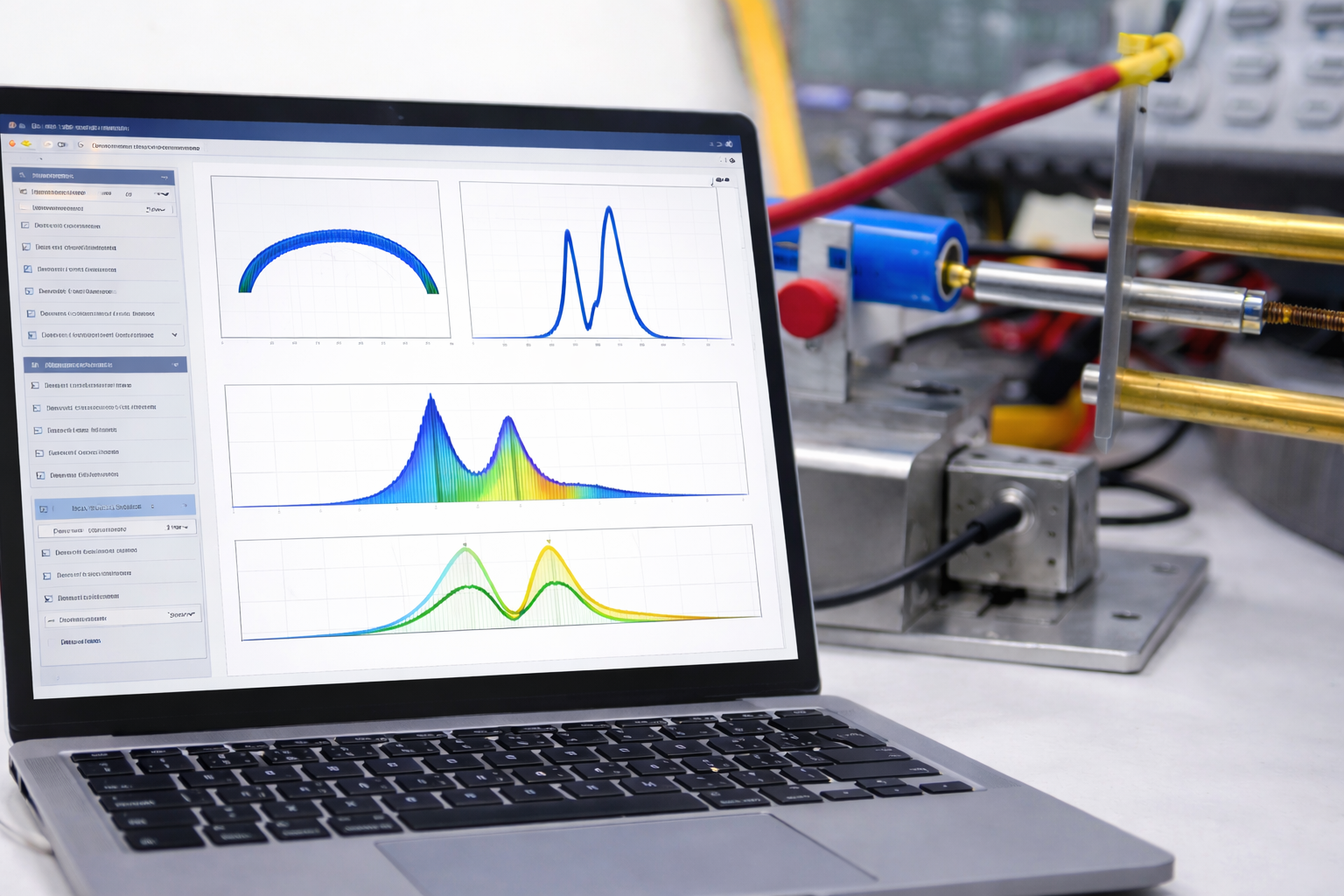 Distribution of Relaxation Times visualization.